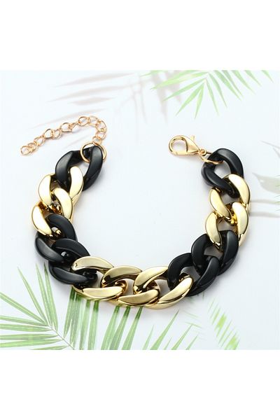 So Much Accesories So-Much 2022 Season Women's Thick Style Chain Bracelet-5