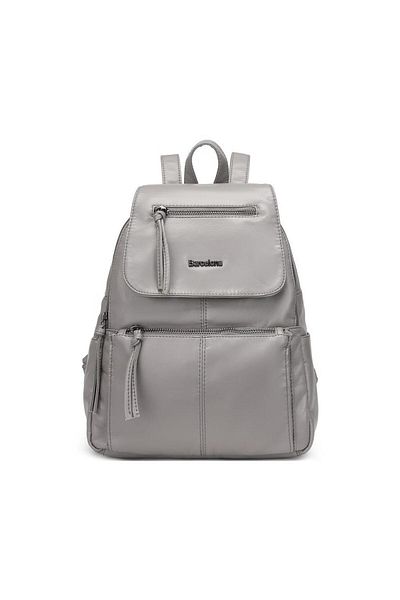 BARCELONA 21K Barcelona 1675-3 Medium Leather Women's Bag - 21-K Wash