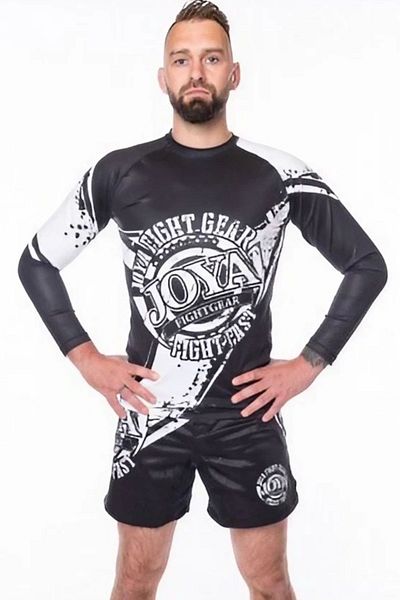 Joya تي شيرت MMA Rashguard بأكمام طويلة