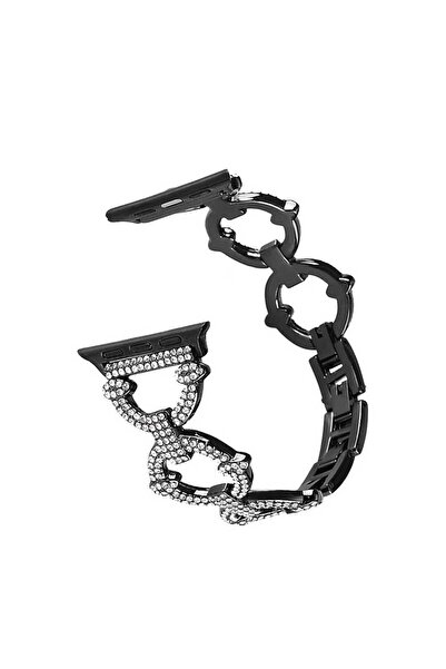 Mirena ساعة 38 ملم متوافقة مع سوار KRD-57 المعدني MRN باللون الأسود