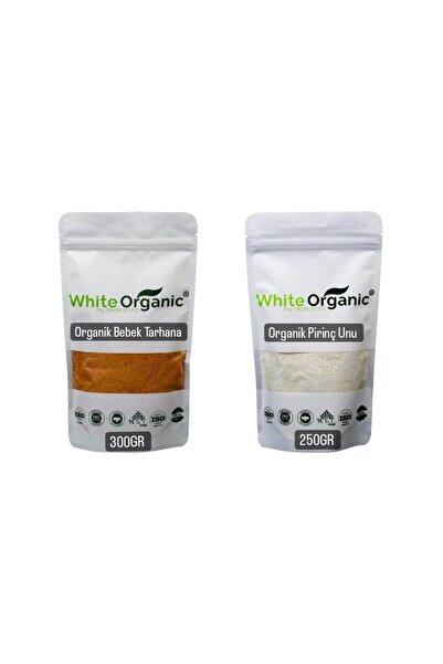 White Organic Organik Bebek Tarhanası+Organik Pirinç Unu +6 Ay
