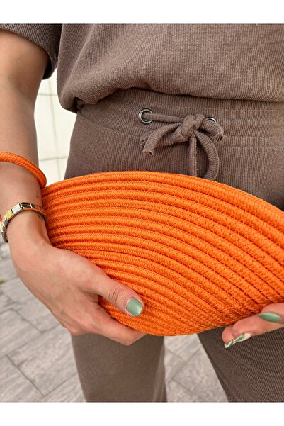 MaVaux Straw Jute Moss Vegan Clutch Bag - Zipped