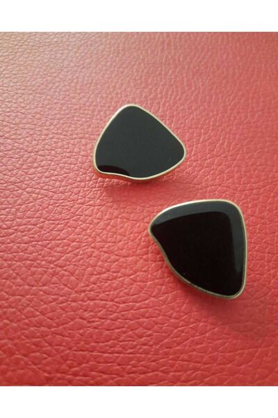 İMREN AKSESUAR Μαύρο μεταλλικό κουμπί με επιχρυσωμένο φινίρισμα - 1,5 εκ., 1 συσκευασία 4 τεμάχια