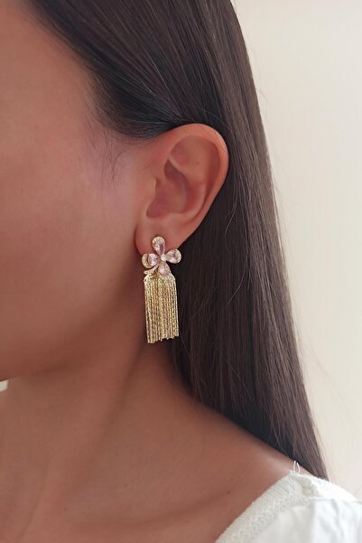 By Zeyna Aksesuar Women's Vip Series Special Design Earrings