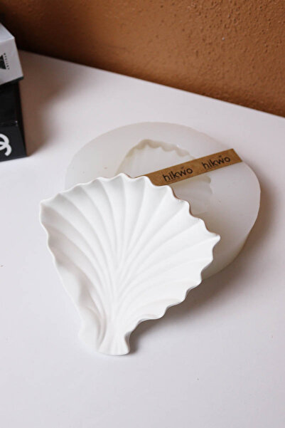 Hikwo Taş Tozu Kalıbı – Deniz Kabuğu Dekoratif Tabak, Takı Tabağı – Silikon K...