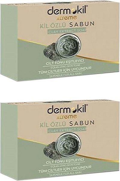 Dermokil 100GR Dermokıl Soap Bristle - Pack of 2 with Oz