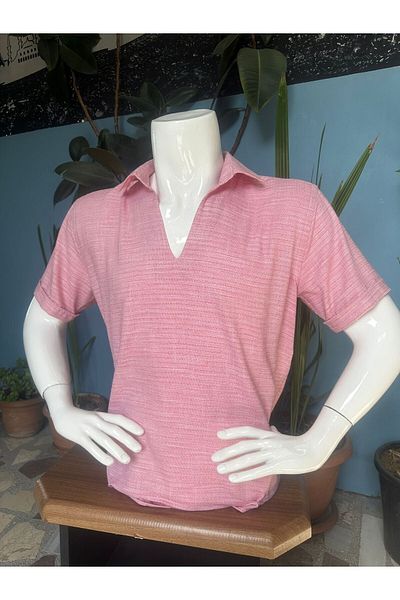 CLASSO V-Neck Cotton Short Sleeve Shirt