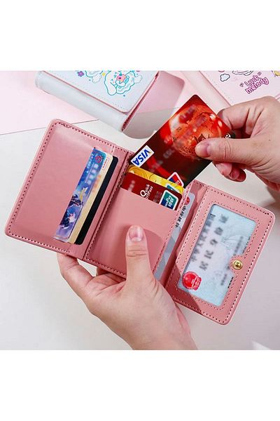 synshop Sanrio Kuromi Cinnamoroll My Melody Melody Pochacco Leather Wallet Card Holder Gift