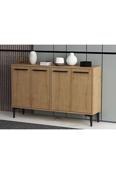 zerkaconcept Revo Konsol Tv Sehpası Tv Ünitesi Modern Tasarım-Meşe