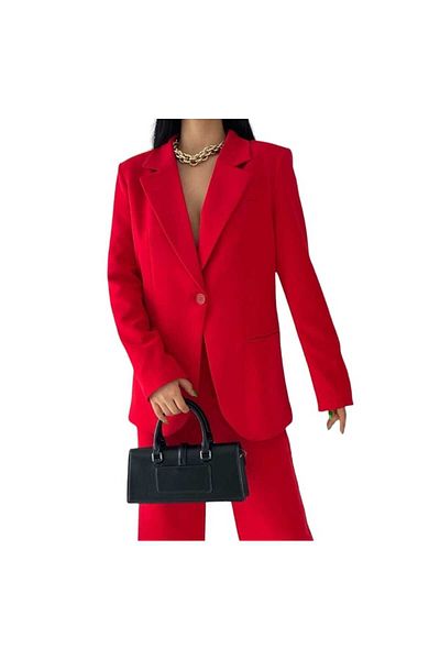 Nilo Single Button Women's Jacket and Trousers Set