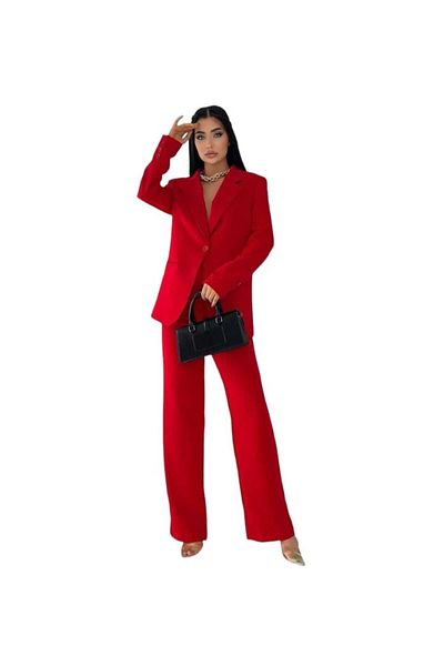Nilo Single Button Women's Jacket and Trousers Set