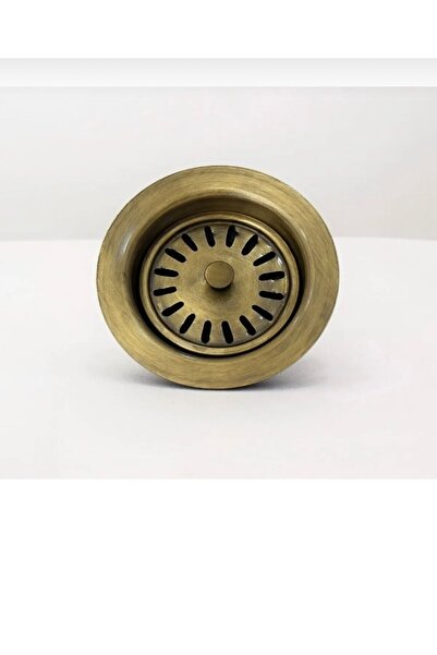 İSAOĞLU YAPI Antik Gold Mutfak Gideri Antik Gold Evye Süzgeci Modern Premium ...