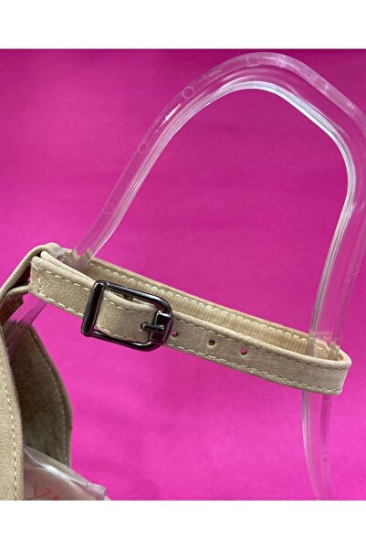 TURGAÇ Bej Süet Ayakkabı Kemeri