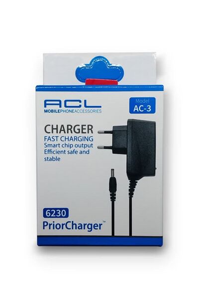 MefaTicaret Acl Nokia Kalın Uçlu Şarj Aleti, 1100, 1101, 1110, 1112, 1600, 21...