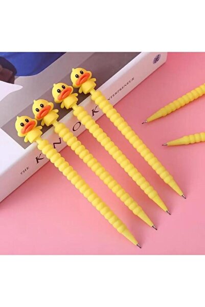 Modellino 4 قطع قلم رصاص لطيف على شكل بطة مقاس 07 مم