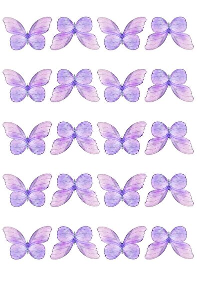 MEDUSAART Kelebek Buketi İçin Parlak Kalın 230gr Fotoğraf Kağıdı