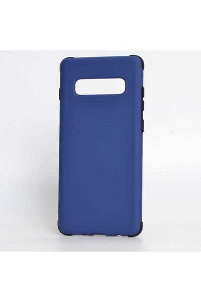 ZM STORE Samsung Galaxy S10 Plus Kılıf Köşe Korumalı Pürüzsüz Rubber Yüzey Iç...