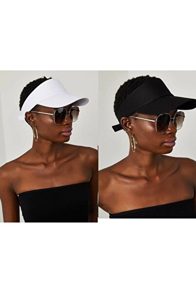 tuplepie قبعة تنس واقية من الأشعة فوق البنفسجية للجنسين باللون الأبيض والأسود...