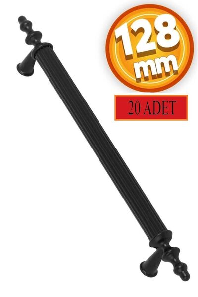 Saygın 128 MM POLİMER DOLAP KULPU 20 ADET VİDALI