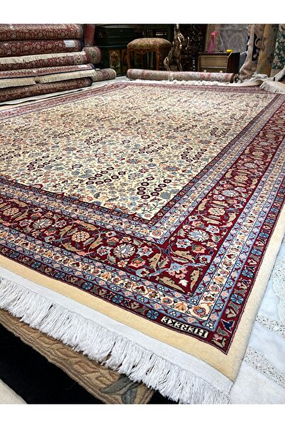 RD RAMAZAN DAĞ EL HALI SANATI El Dokuma Sümerbank Hereke Halısı Yedi Dağın Çiçeği Model Kök Boya 3.35x2.50