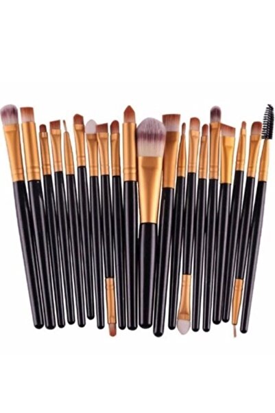 SHILOX Чорний набір професійних пензлів для макіяжу, 20 штук