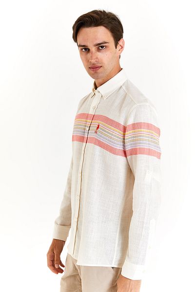 U.S. Polo Assn. Ανδρικό αθλητικό πουκάμισο με κανονική εφαρμογή U.S. POLO - G081SZ004.000.1838305 Levi