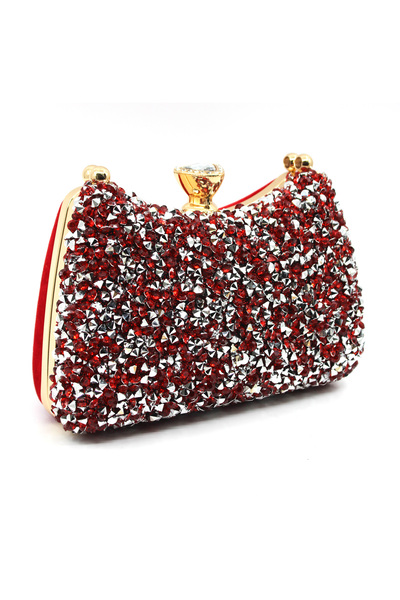 Çanta Sepetim Stone Detailed Evening Bag