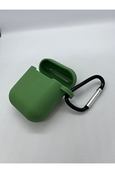 APPLE AİRPODS 2. NESİL UYUMLU YEŞİL SİLİKON KILIF