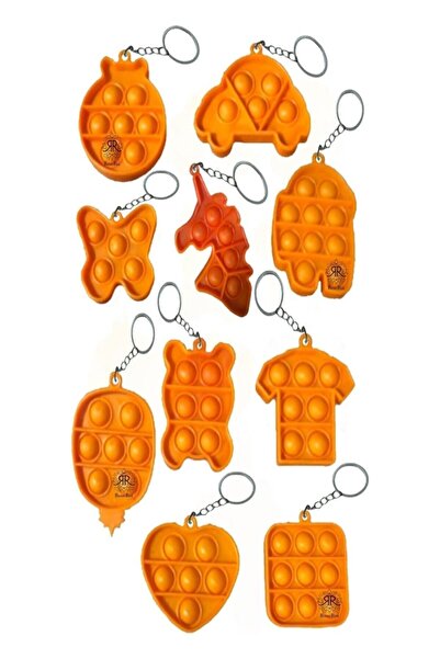 Hyd 10 Pieces Toy Popit Keychain Buy Lots Pay Less Gift Birthday Gift Karne Gift