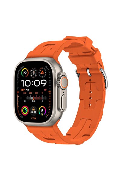 Genel Markalar Apple Watch Ultra 49mm KRD-92 Silikon Kordon