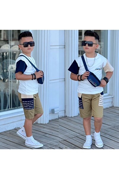 ALPİDS Men's Set - Garnished Shorts and Bag