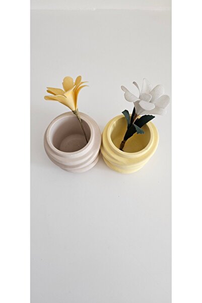 LAURELWOOD Laurel-wood 2-Piece Concrete Vase Set