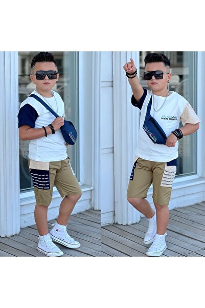 ALPİDS Men's Set - Garnished Shorts and Bag