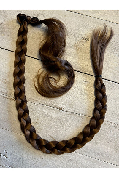 Suzan Peruk 80cm  Jumbo BOy Uzun Lastikli Örgü At kuyruğu saç ÇOK RENK SEÇENEKLİ SUzan peruk