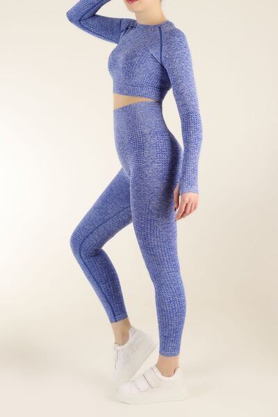 Zeynos Giyim Spor Seamless Tayt Takım