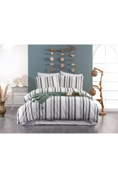 Levanzo İp Boya Çift Kişilik Pamuklu Nevresim Takımı Cavarro