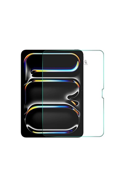 Coolacs Apple iPad Pro 11 Inç 2024 M4 (A2836-A2837) ile Uyumlu Temperli Kırıl...