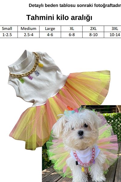 Barneystore Cat Dog Gelibon Necklace Tutu Dress