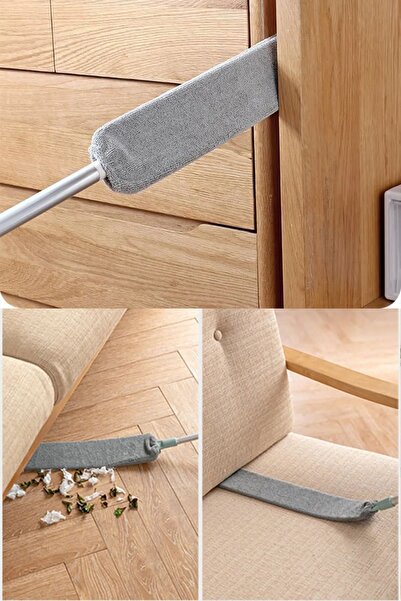 Online Kapında Uzun Saplı Esnek Katlanabilir Mop Paspas Kanepe Altı Tüy Toz T...