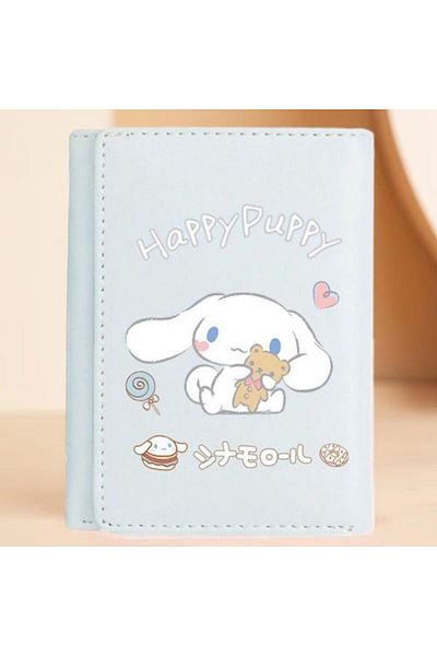 synshop Sanrio Kuromi Cinnamoroll My Melody Pochacco Δερμάτινη θήκη για κάρτα πορτοφολιού δώρου - Y2K