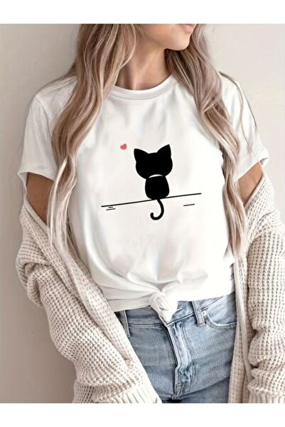 classy moda Tricou Single Jersey - Tricou cu mânecă scurtă, cu decolteu tripl...