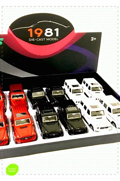 OMZ Metal Jeep Pull and Drop Toy - Educational Montessori Toy for Girls and Boys, 1 Piece