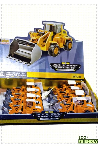 OMZ 1 Piece with 8 Display Boxes - Montessori Business Vehicles Game for Boys and Girls