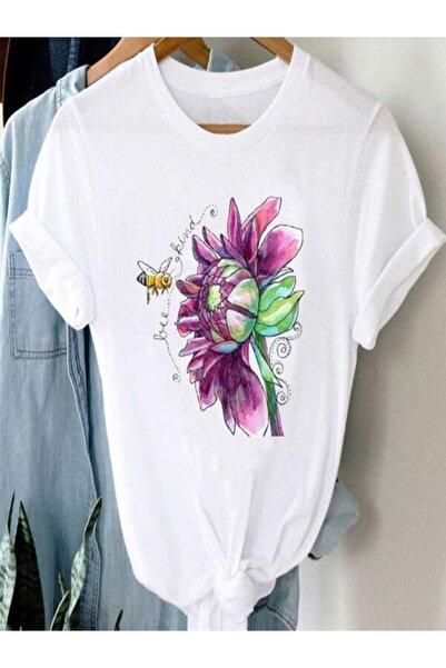 classy moda Tricou Single Jersey - Tricou cu mânecă scurtă, cu decolteu tripl...