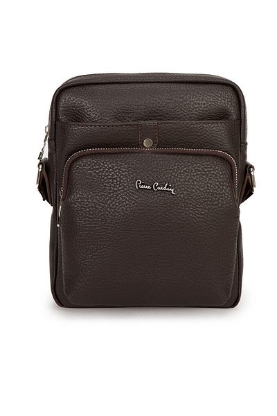 Pierre Cardin Men's Brown Handbag 01pc001431