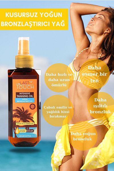 LAST TOUCH 150 ml Bronzing Oil - 8 Different Natural Oil (Flawless)