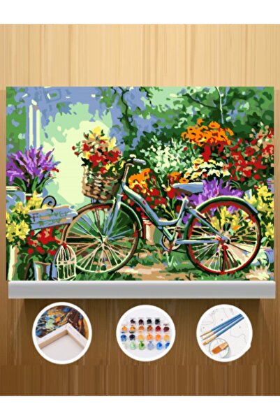 CNS HOBBY TUVAL Sayılarla Boyama Ve Hobi Seti Tuvale Gerilmiş Tablo Seti Kasn...