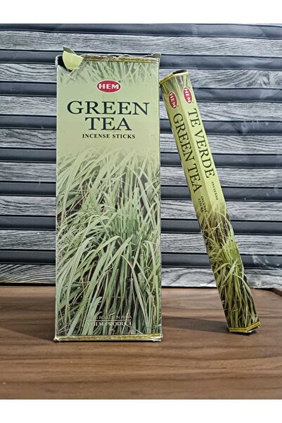 HUNATASARIM 20 Adet Çubuk Tütsü Green Tea (Yeşil Çay) Kokulu