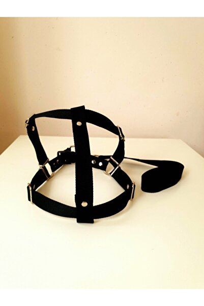 Loyal Friend Store Siyah Köpek Göğüs Bel Tasma Takımı Xxl Beden (75-85 Cm)