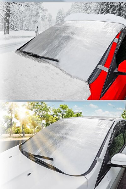BYENS Araba Kar Buz Buzlanma Önleyici Oto Branda Ön Cam Güneşlik Araç Oto Güneşlik Güneş Koruyucu